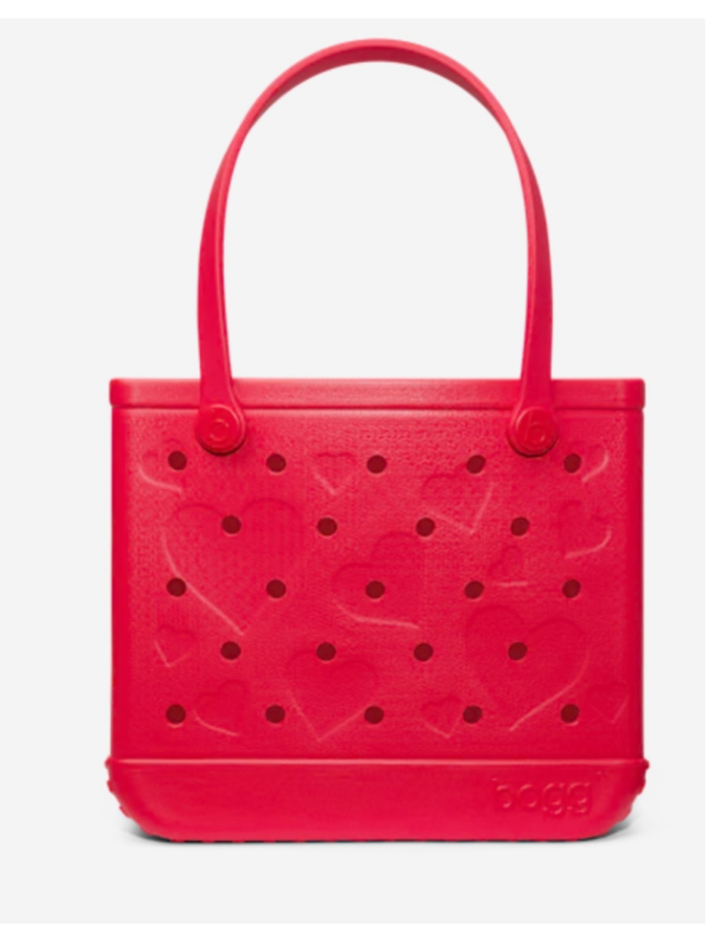 NWT Baby Bogg Bag Conversation Hearts Red Tote Beach Pool Medium - Picture 2 of 4